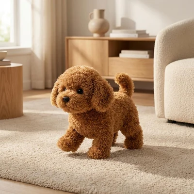 Interactive Dog Toy Plush Puppy Moving Interactive - Image 1